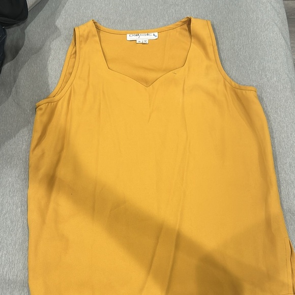 DESIGNER 3 Piece Suit Skirt, Shirt and Blazer Embroidered Mustard Jacket 14 - Picture 6 of 6